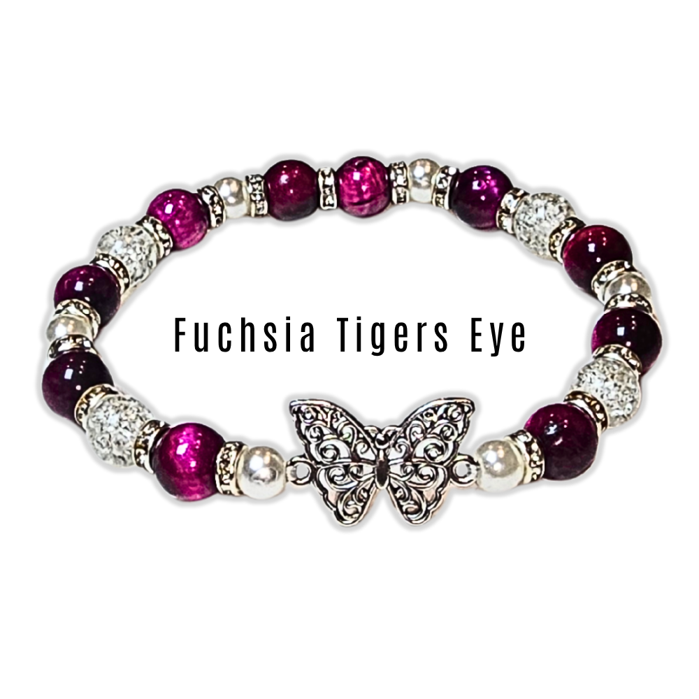 Tigers Eye Butterfly Bracelet